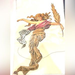 Shackman Angel Picture and Envelope
